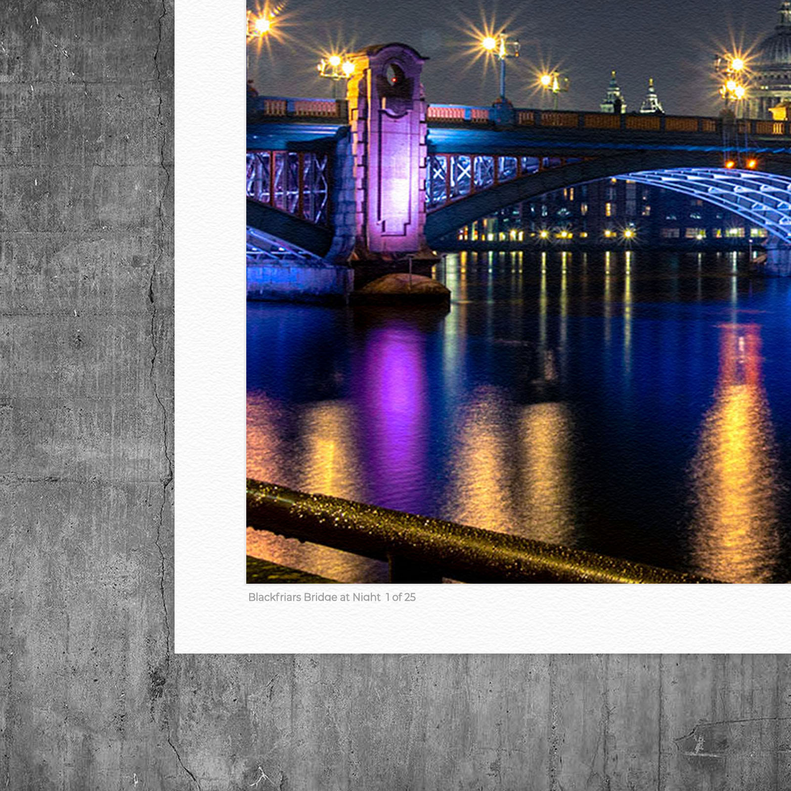 Blackfriars Bridge at Night 5 Blackfriars Bridge at Night
