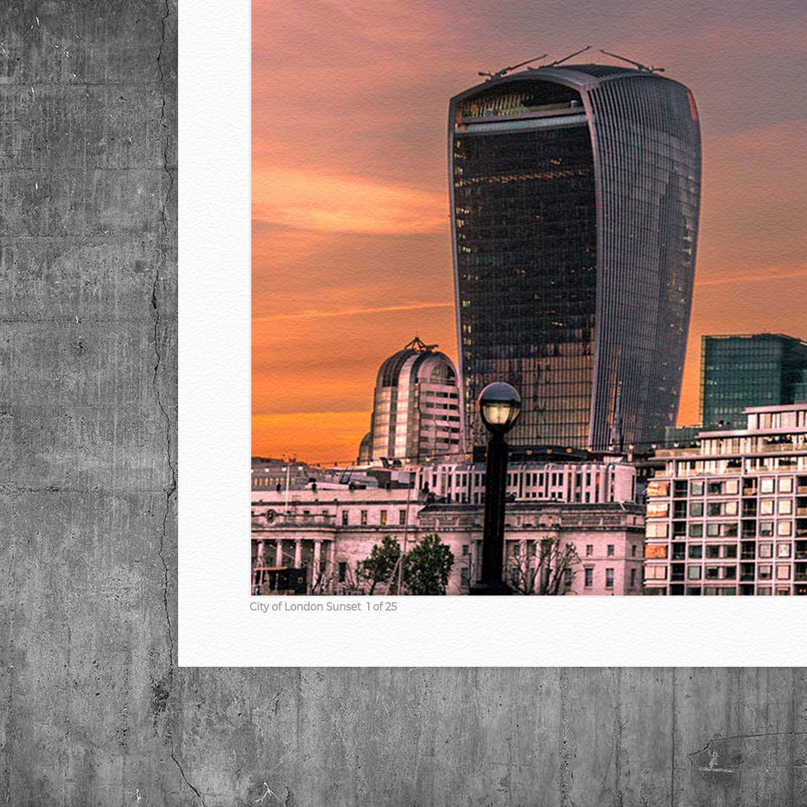 City of London Sunset