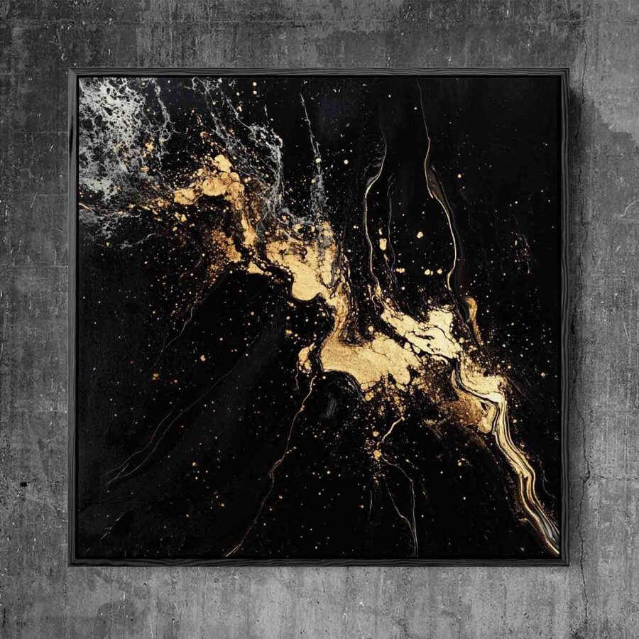 Golden Splash - White Room Gallery