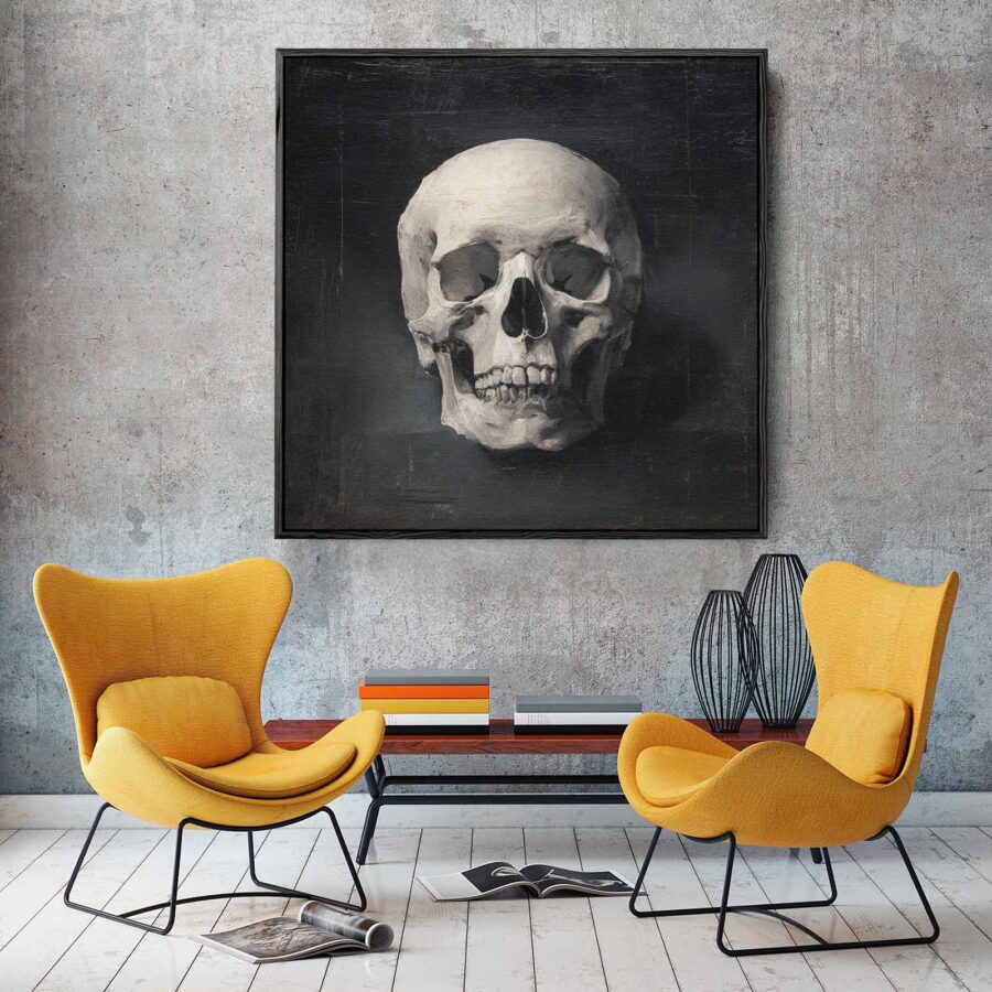 Skull in Black