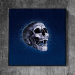 Skull in Blue