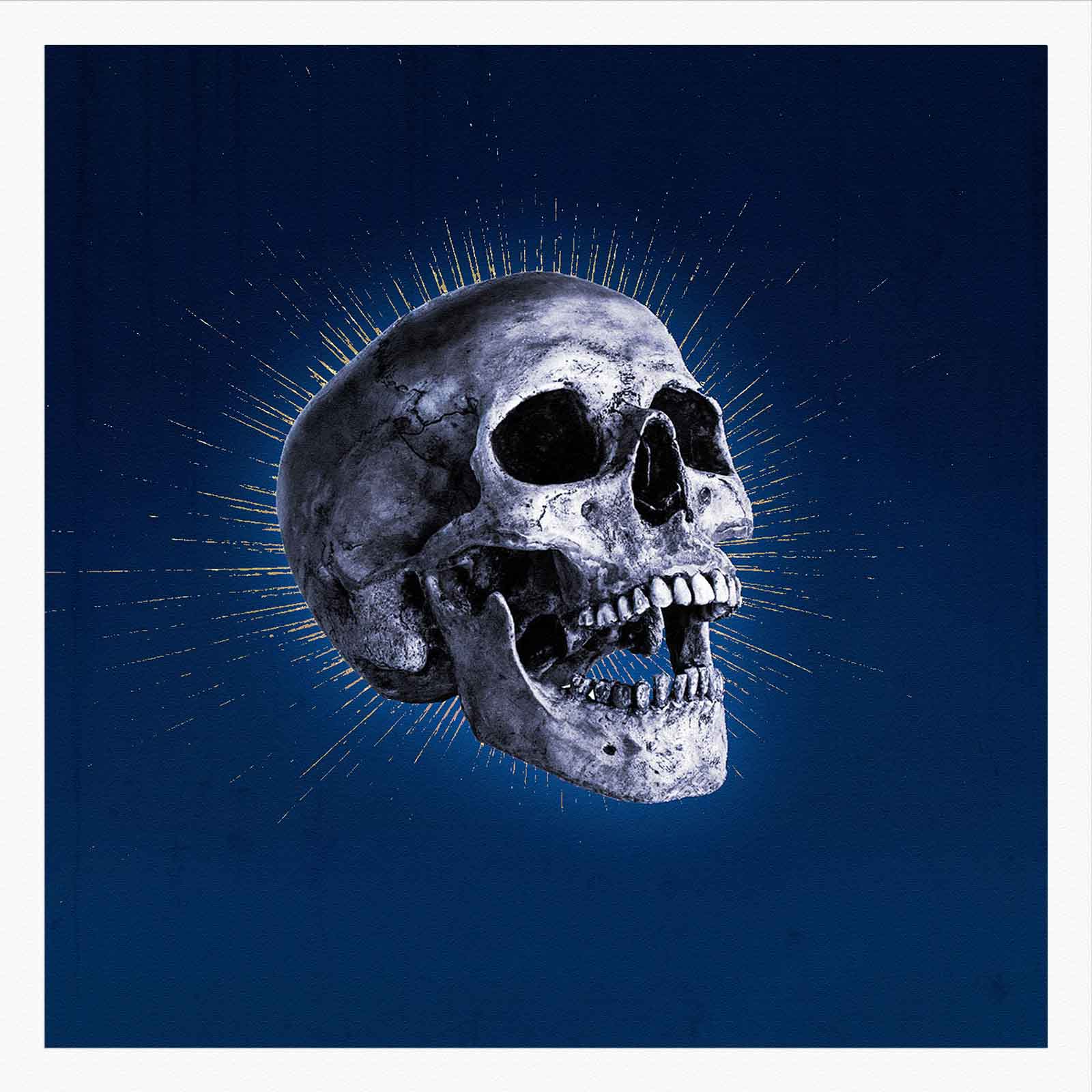Skull in Blue