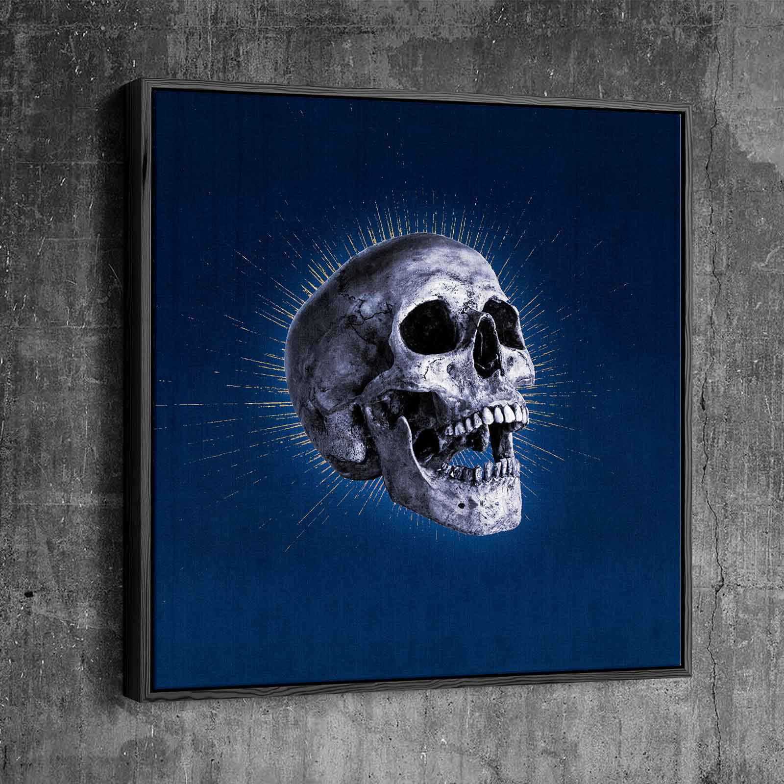 Skull in Blue