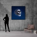 Skull in Blue
