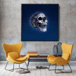 Skull in Blue