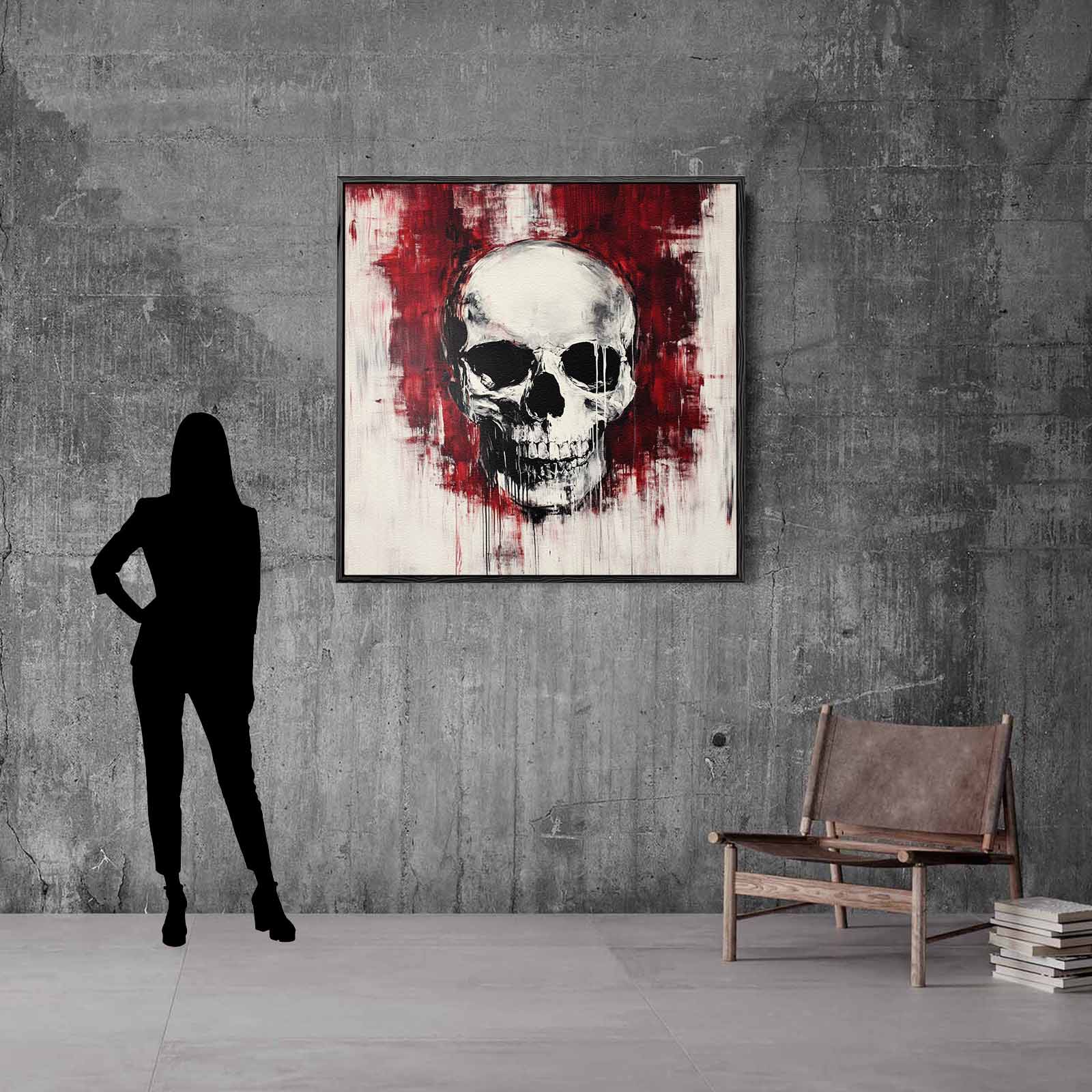 Skull in Red 6 Skull in Red