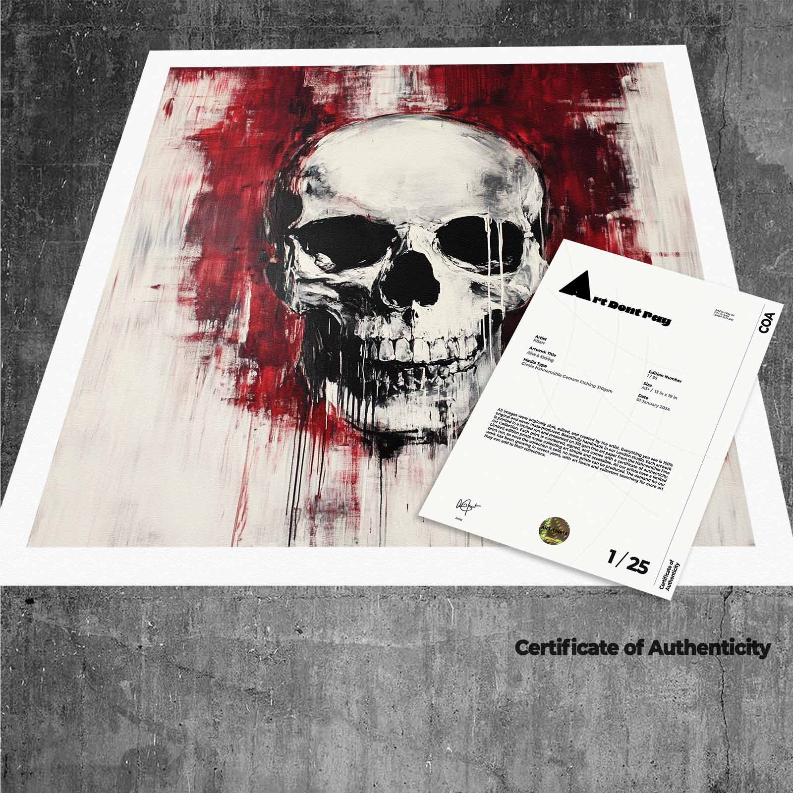 Skull in Red 7 Skull in Red