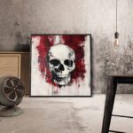 Skull in Red