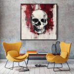 Skull in Red