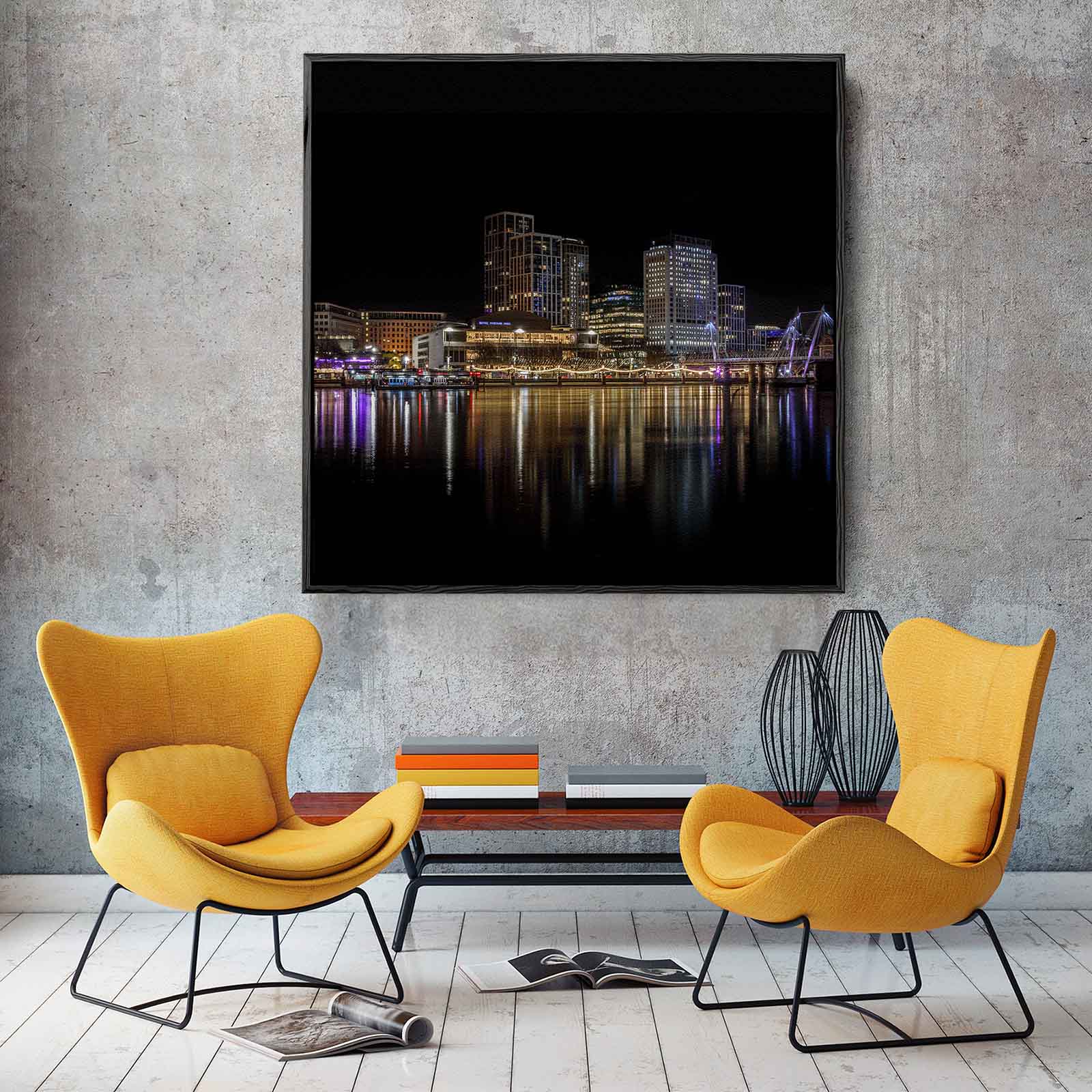 Southbank From The Northbank - White Room Gallery